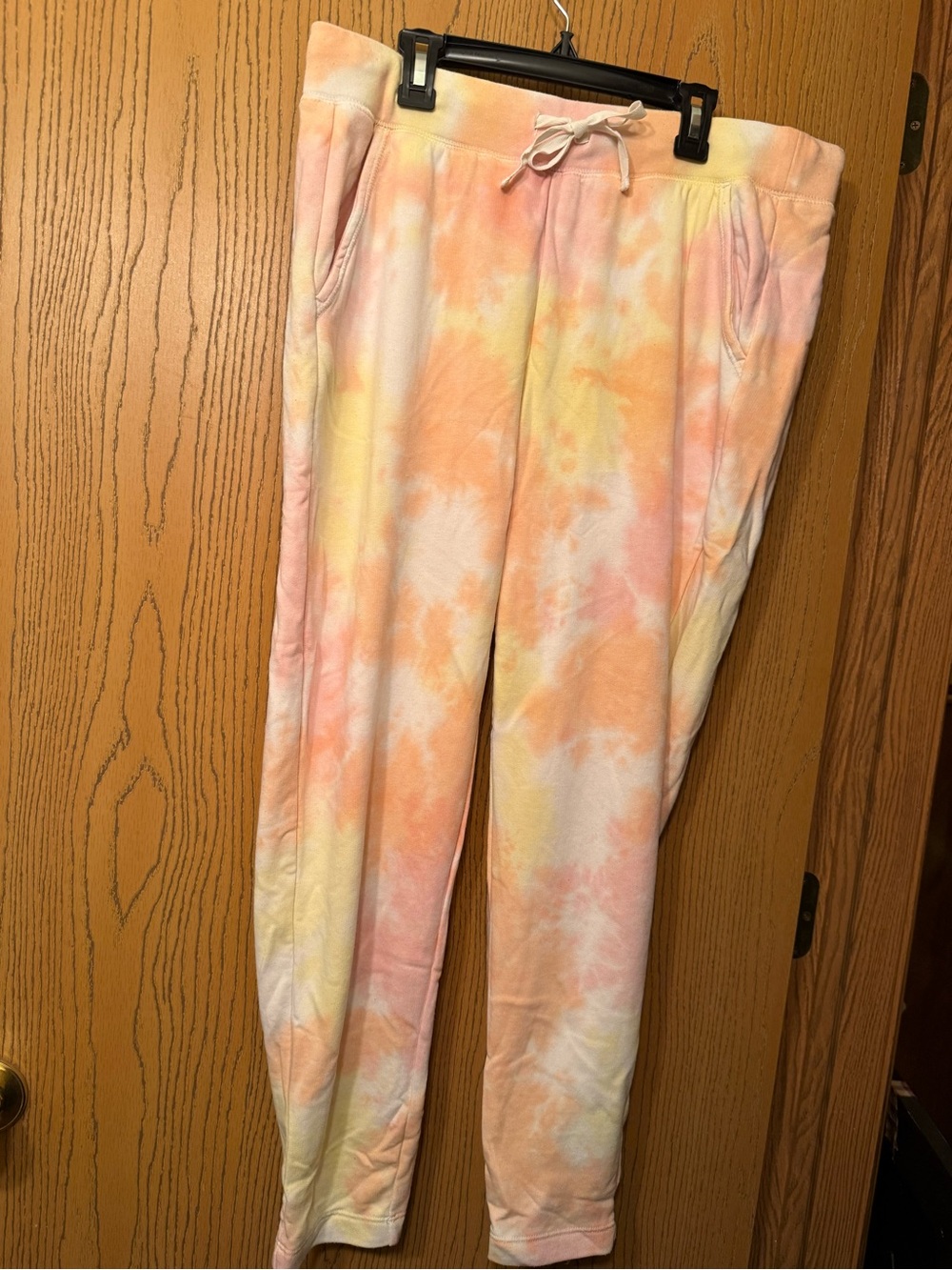 LOFT tie-dye sweatpants in a size medium. Pastel colors